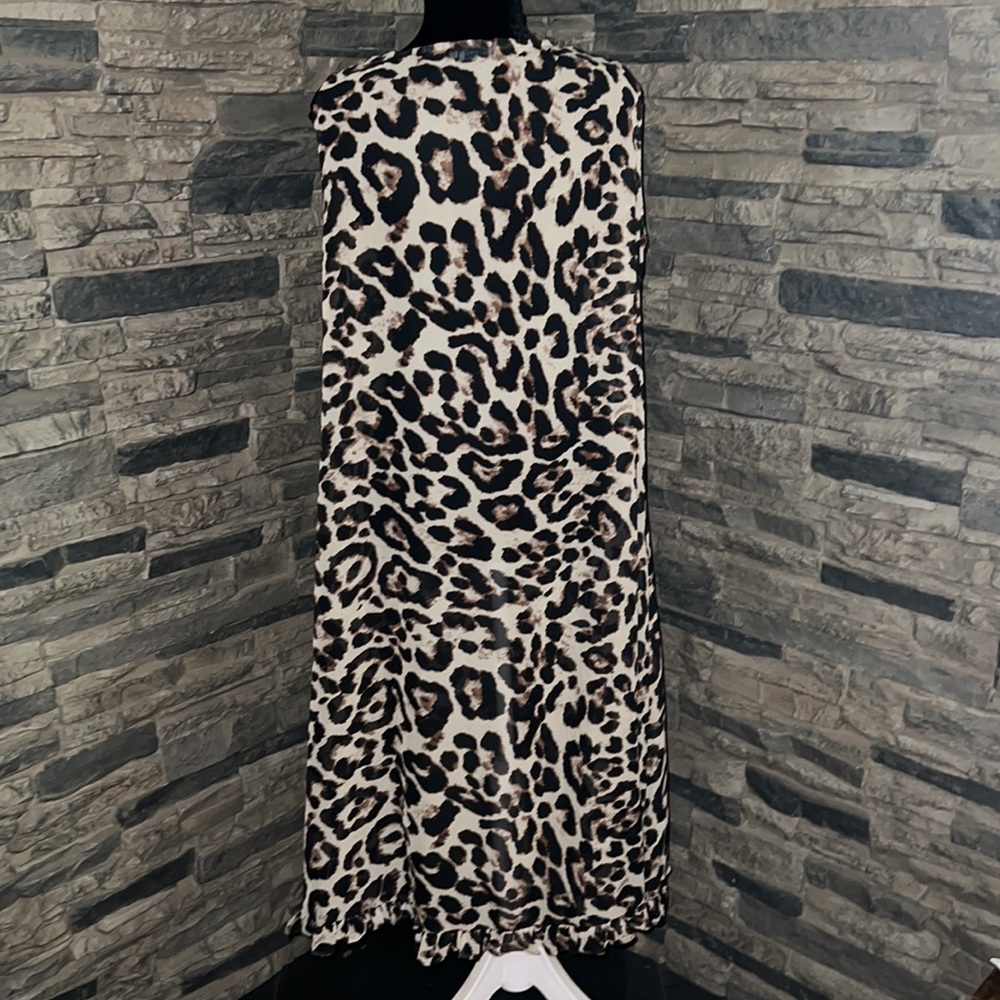 Leopard Vest Duster - Picture 3 of 5